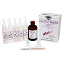 Re-Fine Bright, Набор Set 2 (5+1) - пластмасса самоотверждаемая 5х50г+260мл (1хA2, 1xA3, 1xA3.5, 1хClear, 1xLF Pink)