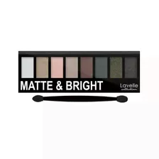 Тени для век LAVELLE Matte&Bright 8 цветов тон 03 45 гр