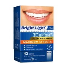Отбеливающие полоски Bright Light Maximum Effects Профессиональные, 42 шт