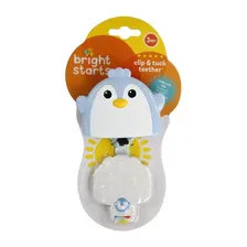 Прорезыватель Bright Starts с зажимом Пингвин