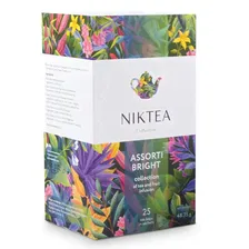 Коллекция чая и чайных напитков Niktea Assorti Bright 5 вкусов 25 пак