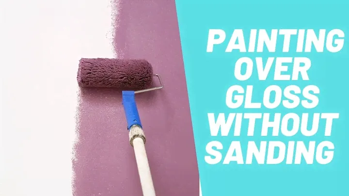 The Process of Painting Over Gloss Without Sanding  Read this First!