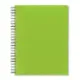 Бизнес-тетрадь А5,96л,кл,спир,пластик,тон.бл. Attache Bright colours Лайм-2