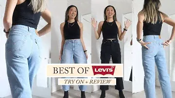 BEST OF LEVI'S JEANS: Try On + Review (Best Styles)
