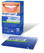 Отбеливающие полоски для зубов Bright Light "3D Bright Perfect Effects", для чувствительных зубов