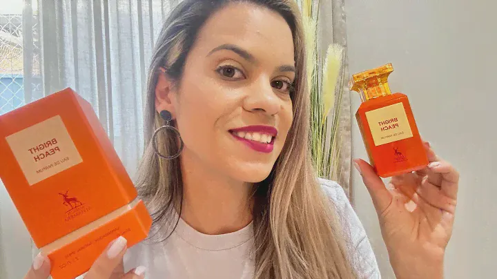 O melhor cheiro de pêssego em um perfume árabe