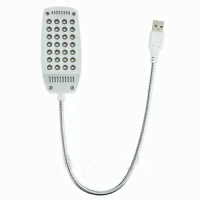 Bright Flexible Mini 28 LED USB Light Computer Lamp Laptop PC Desk Reading-0