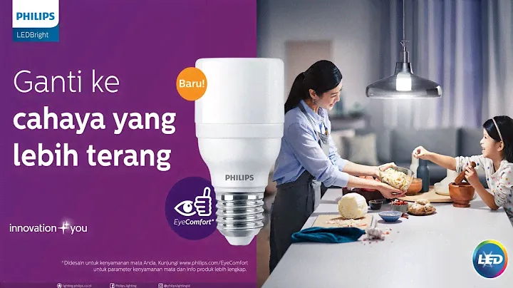 Philips LEDBright - Cahaya lebih terang, lampu lebih tahan lama!