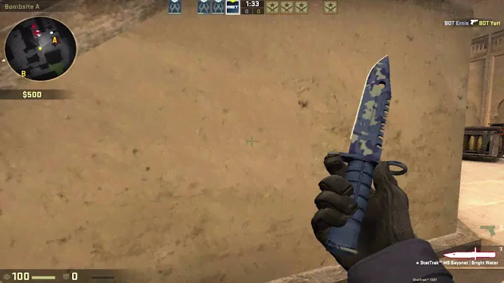 ★ StatTrak™ M9 Bayonet | Bright Water Factory New