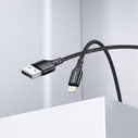 Кабель USB - Apple lightning Borofone BX54 Ultra bright 100см 2,4A (black)