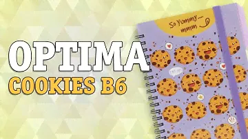 Блокнот Optima Cookies B6 спіраль з роздільниками 100 аркушів у клітинку