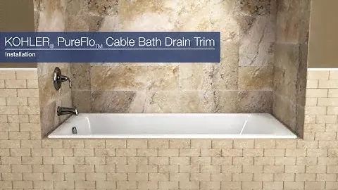 Installation - PureFlo Cable Bath Drain Trim