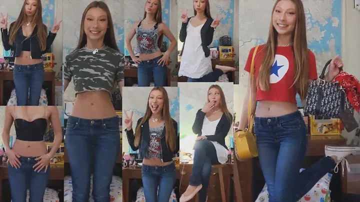 STYLING LOW WAISTED JEANS!!! 💞 CLASSIC Y2K VIBEZ LOOKBOOK 🧚‍♀️ OUTFIT INSPO IDEAS 👖 PART 1 OOTDs 💖