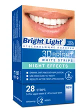 Отбеливающие полоски для зубов Bright Light "3D Bright Night Effects"