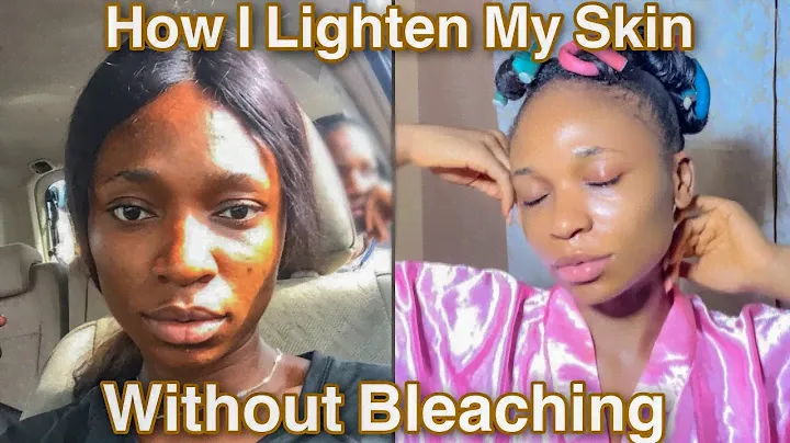 HOW I LIGHTEN MY SKIN 2 SHADES LIGHTER WITHOUT BLEACHING IT. Products I used, things I stopped doing