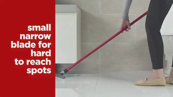 Floor Squeegee | 100% Flexible Silicone Floor Squeegee - 30 Cm  | Tyroler Bright Tools