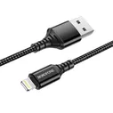 Кабель USB - Apple lightning Borofone BX54 Ultra bright 100см 2,4A (black)