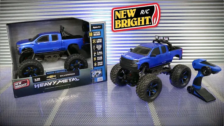 New Bright - R/C 1:10 Scale Heavy Metal 4X4 Truck Silverado
