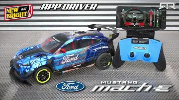 New Bright RC App Driver 1:14 Scale Ford Mustang Mach E, Vaughn Gittin, Jr.
